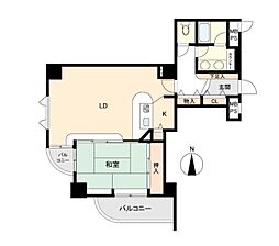 ライオンズマンション札幌定山渓参番館 1LDKの間取図画像