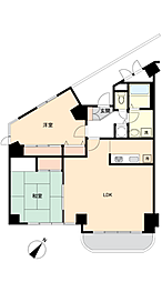 オーシャンビュー伊豆城ケ崎 2LDKの間取図画像