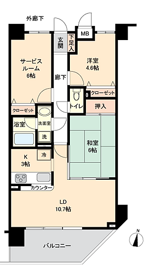 間取り：309000093292
