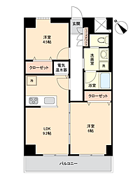 川崎互恵ビルシャンボール川崎砂子 2LDKの間取図画像