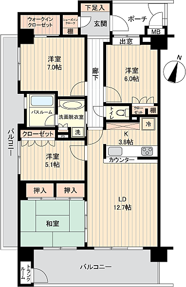 間取り：308000182363