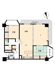 カトレアハイツ札幌 3LDKの間取図画像