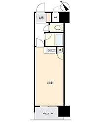 朝日プラザエザース山形中央2 ワンルームの間取図画像