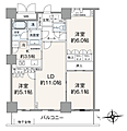 リーデンスタワー高層棟24階12,900万円