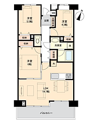 アーバンハイツ巣鴨B 3LDKの間取図画像