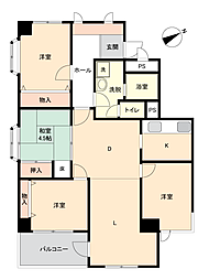グリーンライフ高茶屋 4LDKの間取図画像
