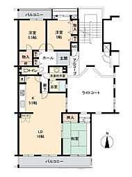 ベルブリーズ森の里4号棟 3LDKの間取図画像