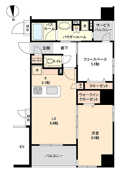 間取りを拡大表示