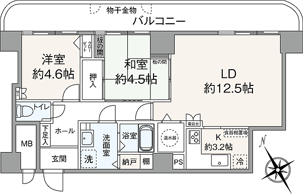 間取りを拡大表示