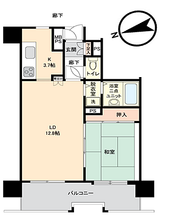 間取り：307000086651