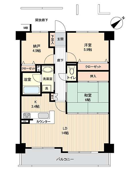 間取り：304000351703