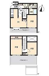ナイスステージ湘南富岡 3DKの間取図画像