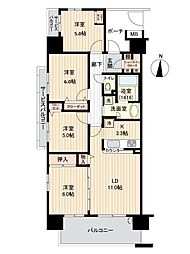 エンゼルソルスイート海老名 4LDKの間取図画像