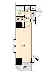 ライオンズマンション野毛山公園南 1Kの間取図画像