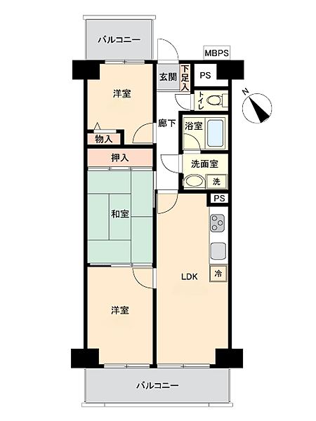 間取りを拡大表示