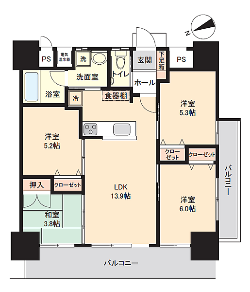 間取り：347000087382
