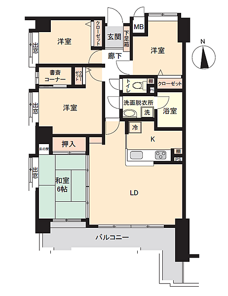 間取り：317000012975