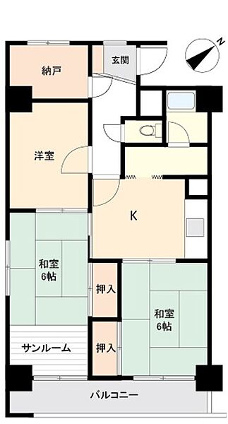 間取りを拡大表示