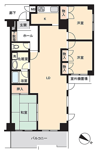 間取りを拡大表示