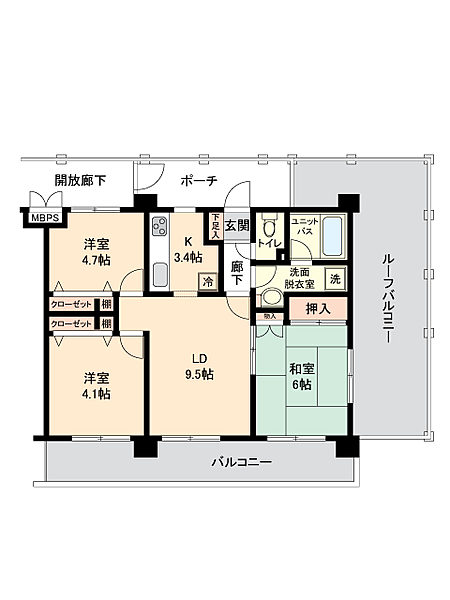 間取りを拡大表示
