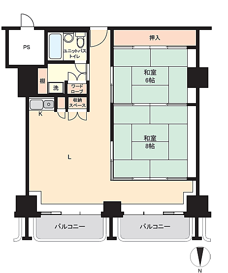 間取りを拡大表示