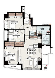 間取図画像 3LDK