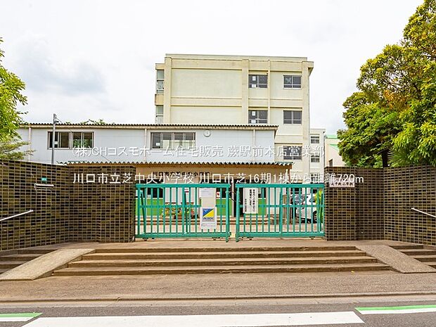 川口市立芝中央小学校(720m)