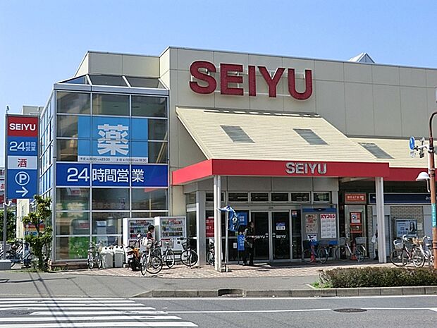 西友川口芝店 24時間営業 ※一部を除く 人混みを避けてお好きな時間にお買い物できます 近隣には業務スーパー・オーケーストアもございます♪(890m)