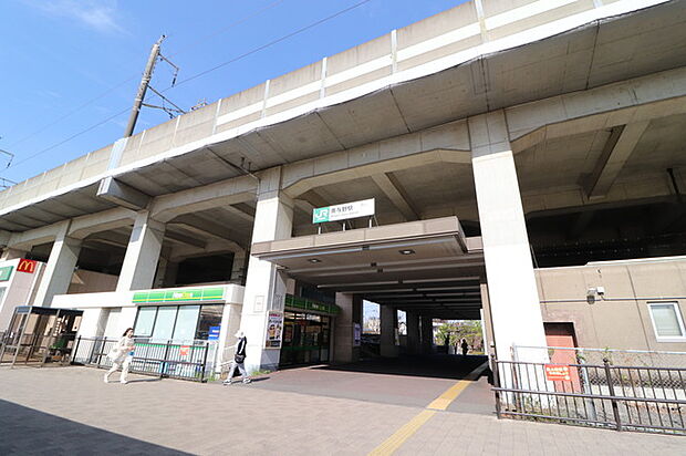 南与野駅(760m)