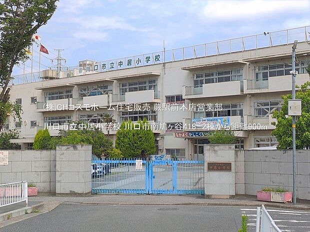 川口市立中居小学校(900m)