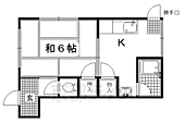京都市北区出雲路立テ本町 2階建 築50年のイメージ