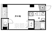 京都市上京区今出川通黒門東入元伊佐町 4階建 築43年のイメージ