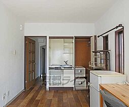 京福電気鉄道北野線 北野白梅町駅 徒歩10分の賃貸マンション 5階ワンルームのリビング/ダイニング