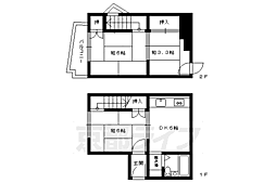 京福電気鉄道北野線 北野白梅町駅 徒歩5分の賃貸マンション 1階1Kの間取り