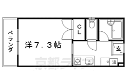 京福電気鉄道北野線 北野白梅町駅 徒歩13分 1階/-