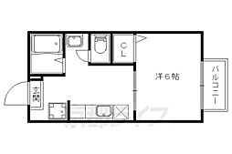 京都地下鉄東西線 御陵駅 徒歩6分 1階/-