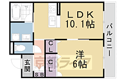 京都地下鉄東西線 椥辻駅 徒歩10分 3階/-