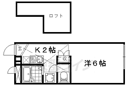 京都地下鉄東西線 石田駅 徒歩8分 2階/-
