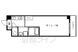 ビー・ルーチェ 1Kの間取図画像
