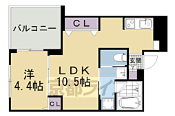 東青苑 1LDKの間取図画像