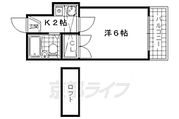 京都地下鉄東西線 御陵駅 徒歩4分 2階/-