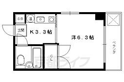 ハイム北白川 1階/202