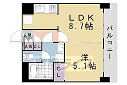 京都市営烏丸線 四条駅 徒歩4分 7階/-