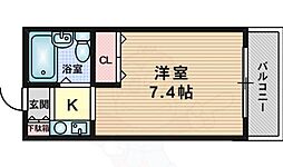 ハイツあい 1Kの間取図画像