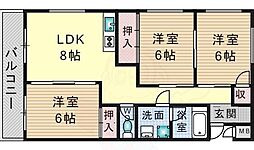 山口第2ビル 3LDKの間取図画像