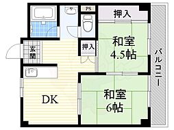 間取図画像 2DK