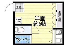 プチロイヤル緑地公園 ワンルームの間取図画像