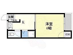 グリーミイ南紀 1Kの間取図画像