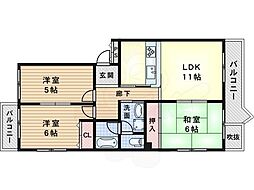 アルタ・カーサA棟 3LDKの間取図画像