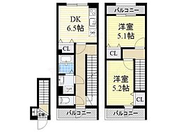 サーフアイランドNOOSAHEADS 2DKの間取図画像